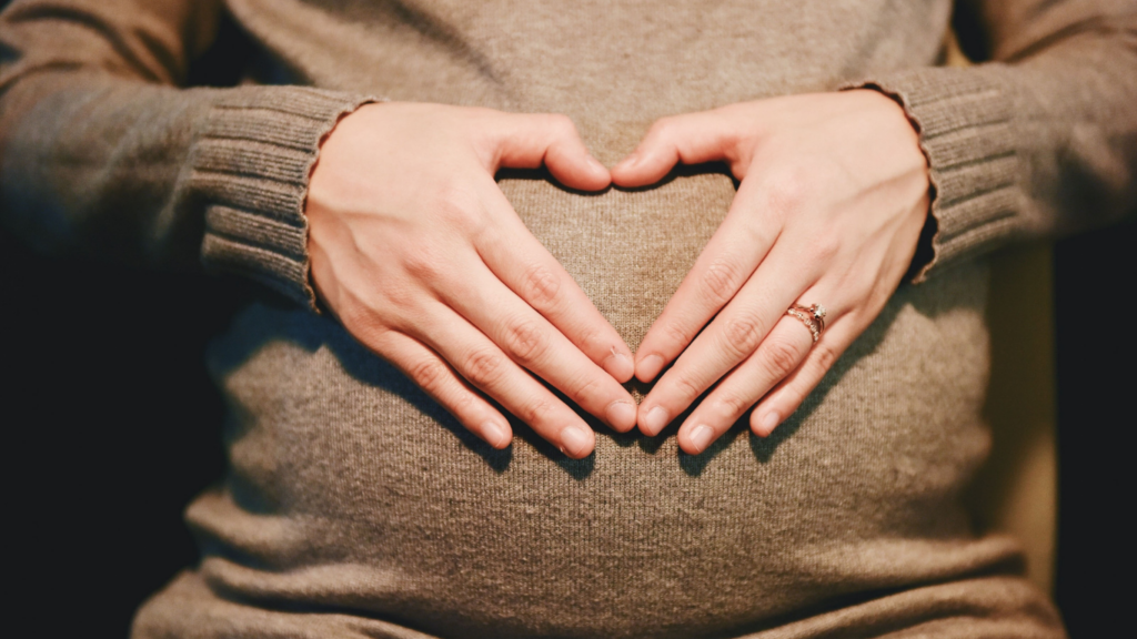 A pregnant person