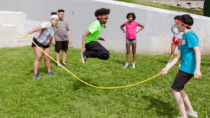 children playing outdoor games