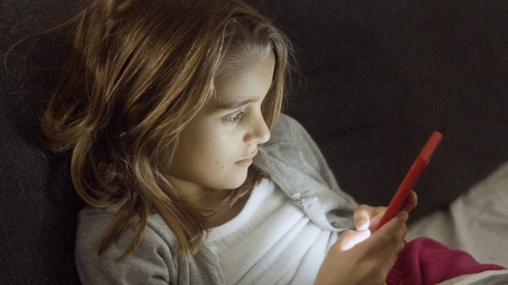a person holding a smart phone