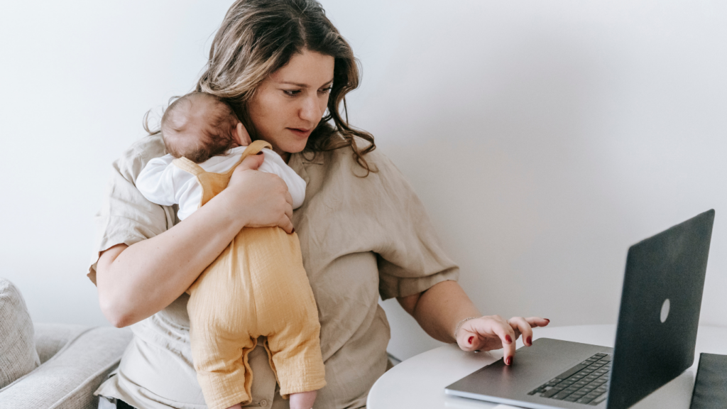 a work from home mom