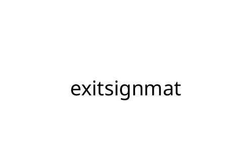 exitsignmat
