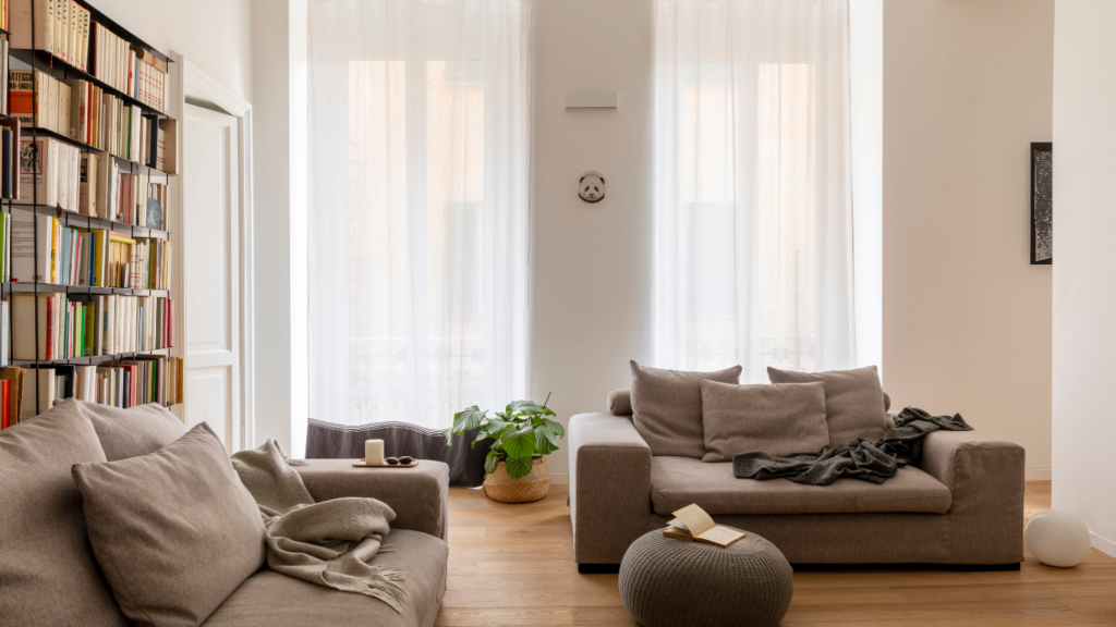 image of a minimalist living room