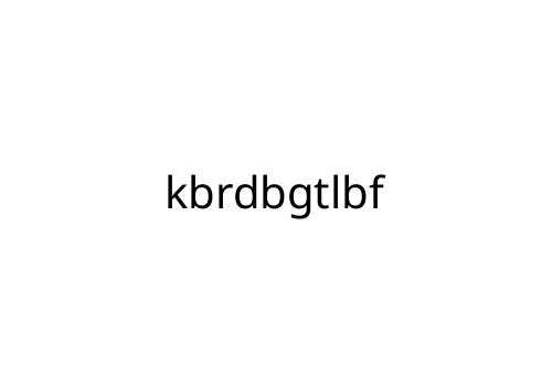 kbrdbgtlbf
