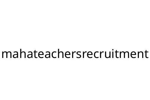 mahateachersrecruitment