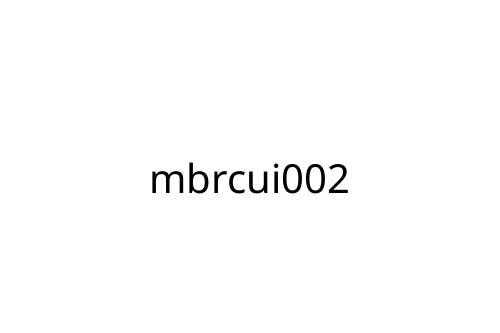 mbrcui002