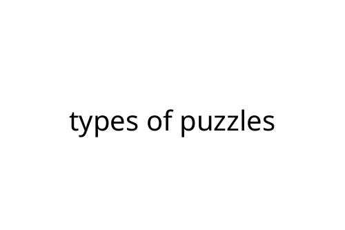types_of_puzzles