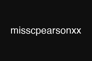 misscpearsonxx