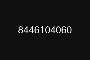 8446104060